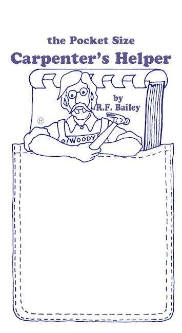 Book cover image for The Pocket Size Carpenter's Helper ISBN: 9781933502199